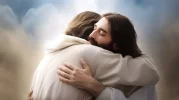 pngtree-jesus-hugging-another-person-in-the-sky-image_2942585.webp