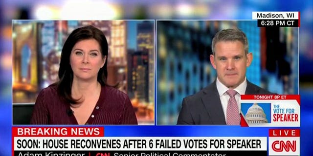 Adam Kinzinger makes his debut as a CNN contributor on Erin Burnett Outfront just days after leaving Congress.