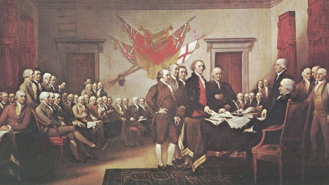 The Enlightenment movement, which questioned traditional authority and embraced rationalism, heavily influenced The Declaration of Independence. In breaking away from Great Britain, Thomas Jefferson called on the certain unalienable rights of life, liberty and the pursuit of happiness. These rights varied only slightly from the rights of life, liberty and property British philosopher John Locke laid out in his 1689 Two Treatises of Government.